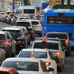 交通渋滞の画像